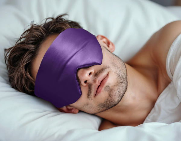 Silkkinen Unimaski Purple Pillo