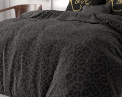 Pussilakanasetti Dark Sleep Musta