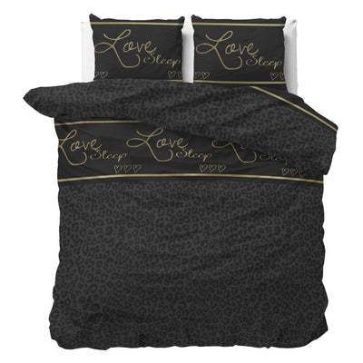 Pussilakanasetti Dark Sleep Musta