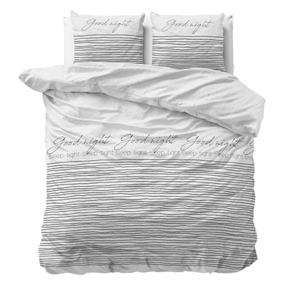 Pussilakanasetti Sleeptight 2 Valkoinen