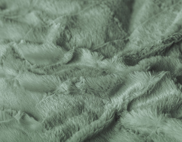 Vihreä Tekoturkis Päiväpeite 240x200/220