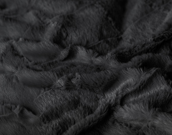 Tekoturkis Check Musta Pussilakanasetti 240x200/220