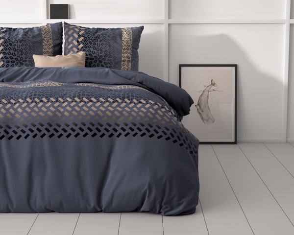 Leopardikuvioinen Pussilakanasetti 240 x 200/220 cm