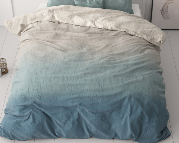 Sininen Gradient Pussilakanasetti 200 x 200/220