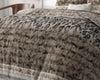 Pussilakanasetti Tiger leopard Taupe