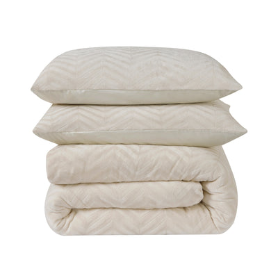 Pussilakanasetti Chevron Teddy Kerma