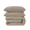 Pussilakanasetti Chevron Teddy Taupe