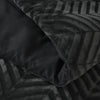 Pussilakanasetti Chevron Teddy Antrasiitti