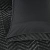 Pussilakanasetti Chevron Teddy Antrasiitti