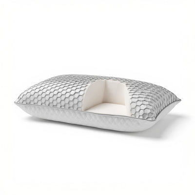TPE tyyny - jämäkkä ydin ja muistivaahto - harmaa - 60×40×13 cm