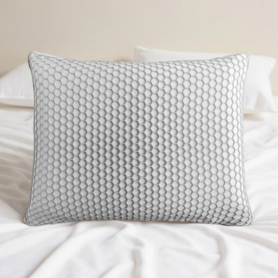 TPE tyyny - jämäkkä ydin ja muistivaahto - harmaa - 60×40×13 cm