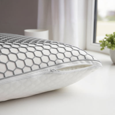 TPE-tyyny - Muistivaahto ja kiinteä ydin - Harmaa 60×40×13cm