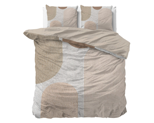 Teddy Print Crème Vuodevaatesetti 200 x 200/220