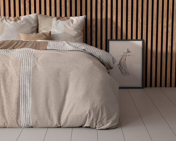 Teddy Print Crème Vuodevaatesetti 240 x 200/220