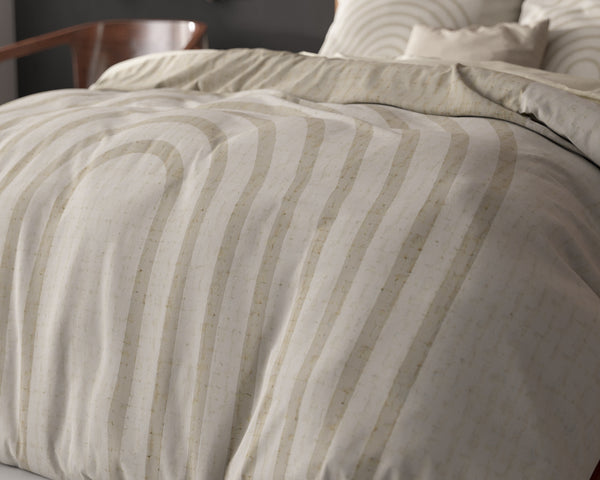 Lobna Beige Pussilakanasetti 240 x 200/220