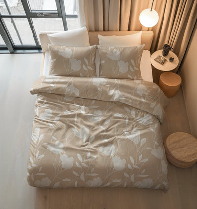 Pussilakanasetti Spring Sand/Beissi