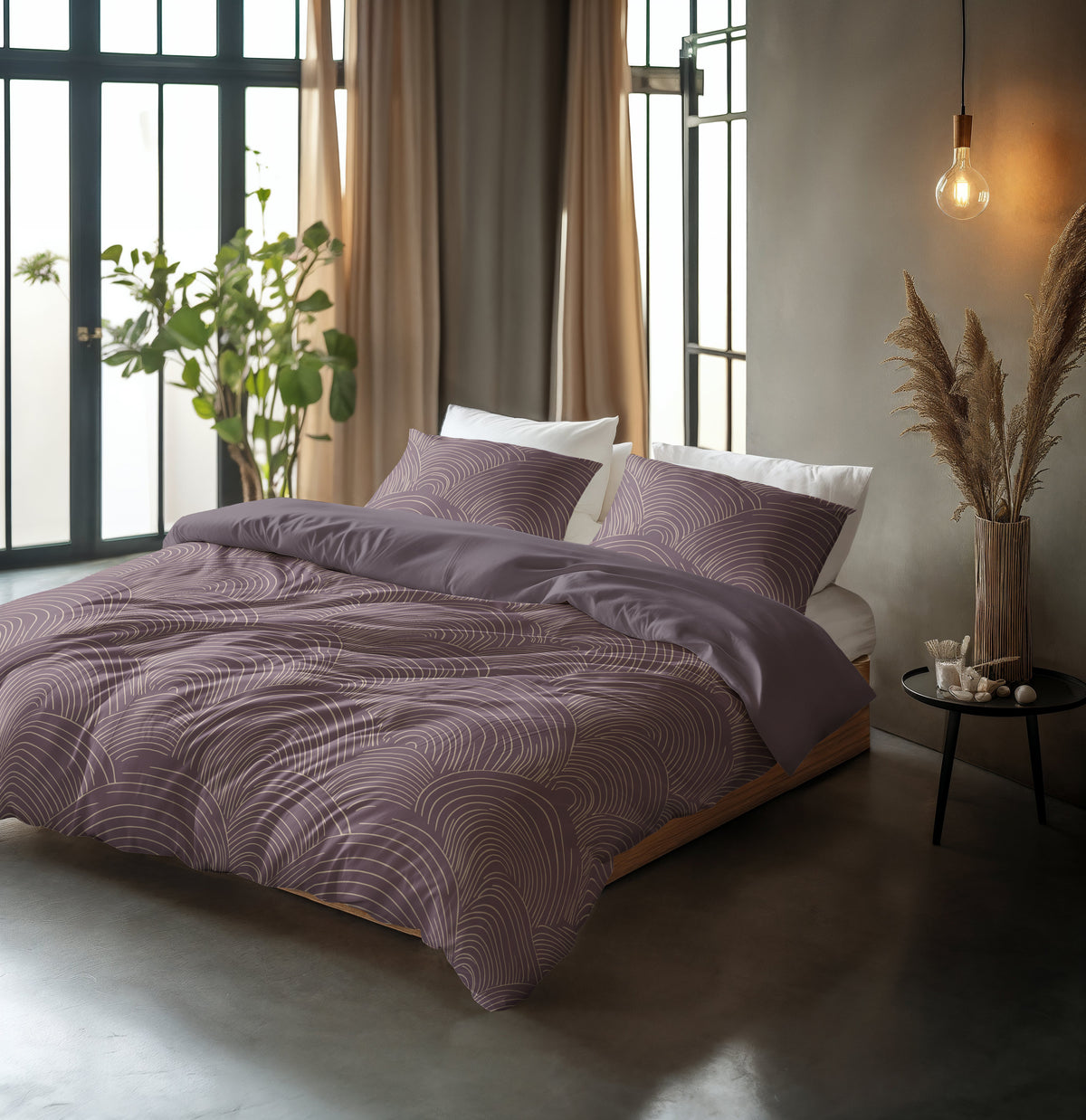 Pussilakanasetti Dreamscape Violetti