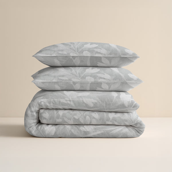 Flanellipussilakana Rosa Harmaa 140 x 200/220