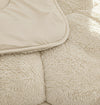 VUODEVAATTEET - Lazy peitto Teddy Beige ylellisillä tyynyliinoilla Tyynyliina