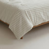 VUODEVAATTEET - Lazy peitto Rib premium Beige Tyynyliinoilla