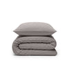 VUODEVAATTEET - Lazy peitto Rib premium Taupe/Harmaa Tyynyliinoilla