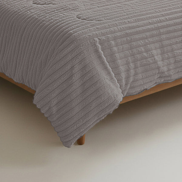 VUODEVAATTEET - Lazy peitto Rib premium Taupe/Harmaa Tyynyliinoilla