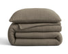 Mousseline Pussilakana Taupe 140x200 + Tyynyliina