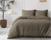 Mousseline Pussilakana Taupe 140x200 + Tyynyliina