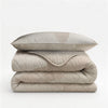 VUODEVAATTEET - Lazy peitto Warm Triangles hiekka/Beige tyynyliinoilla