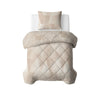 VUODEVAATTEET - Lazy peitto Warm Triangles hiekka/Beige tyynyliinoilla