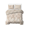 VUODEVAATTEET - Lazy peitto Warm Triangles hiekka/Beige tyynyliinoilla