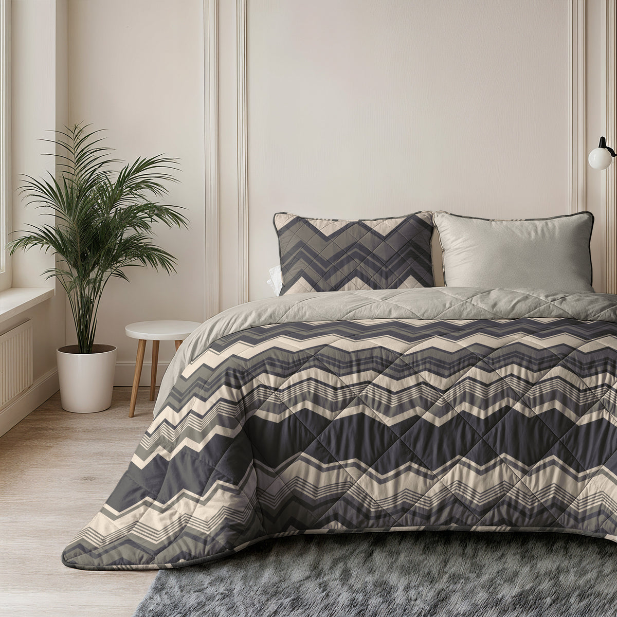 Lazy Dekbed Remon Taupe Peitto ja Tyynysetti 200x200