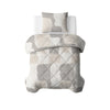 VUODEVAATTEET - Lazy peitto puuvilla ruudullinen Beige/harmaa
