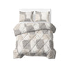 VUODEVAATTEET - Lazy peitto puuvilla ruudullinen Beige/harmaa