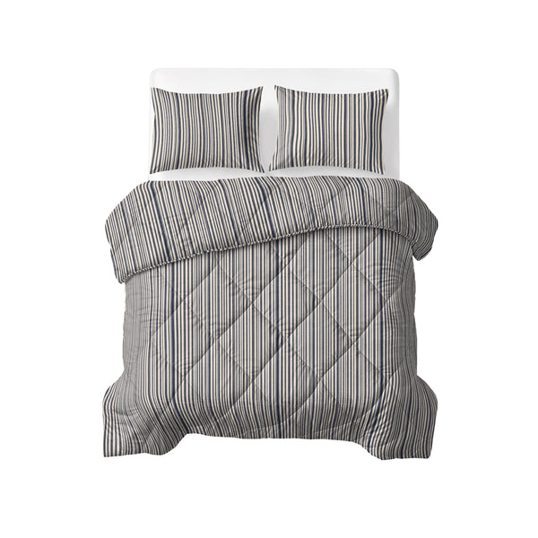 VUODEVAATTEET - Lazy peitto Puuvilla Stripy Beige/Sininen