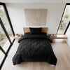 VUODEVAATTEET - Lazy Velvet Pintuck Musta Lazy peitto