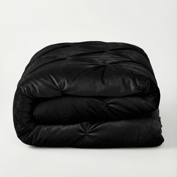 VUODEVAATTEET - Lazy Velvet Pintuck Musta Lazy peitto