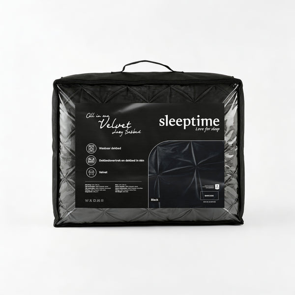 VUODEVAATTEET - Lazy Velvet Pintuck Musta Lazy peitto