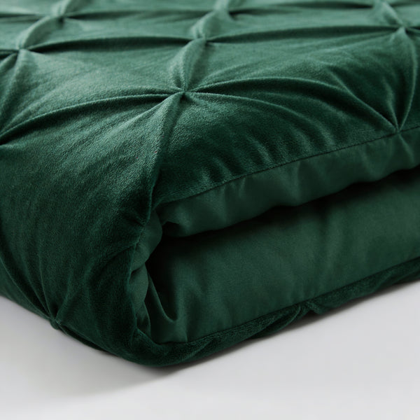 VUODEVAATTEET - Lazy Velvet Pintuck vihreä Lazy peitto