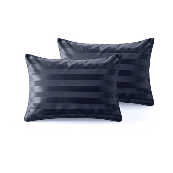 VUODEVAATTEET - Hotel Velvet 2-pack tyynyliinat tummansininen