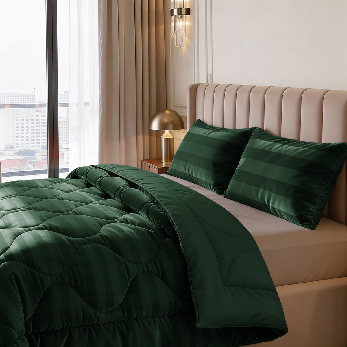 VUODEVAATTEET - Lazy peitto Hotel Velvet tummanvihreä