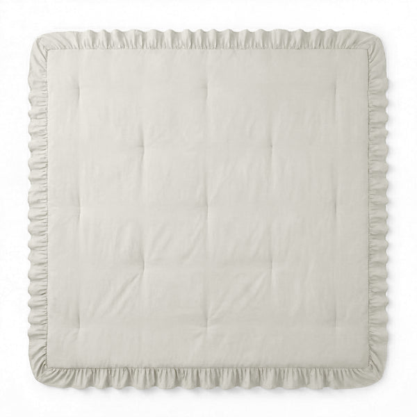 VUODEVAATTEET - Lazy peitto Ruffles Luonnonvalkoinen