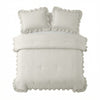VUODEVAATTEET - Lazy peitto Ruffles Luonnonvalkoinen