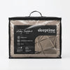 VUODEVAATTEET - Lazy peitto Pintuck Taupe