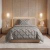VUODEVAATTEET - Lazy peitto Pintuck Taupe/Harmaa