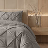 VUODEVAATTEET - Lazy peitto Pintuck Taupe/Harmaa
