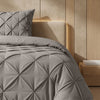 VUODEVAATTEET - Lazy peitto Pintuck Taupe/Harmaa