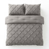 VUODEVAATTEET - Lazy peitto Pintuck Taupe/Harmaa