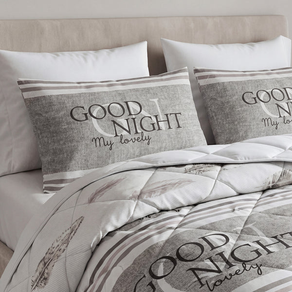 VUODEVAATTEET - Lazy peitto Goodnight hiekka tyynyliinoilla