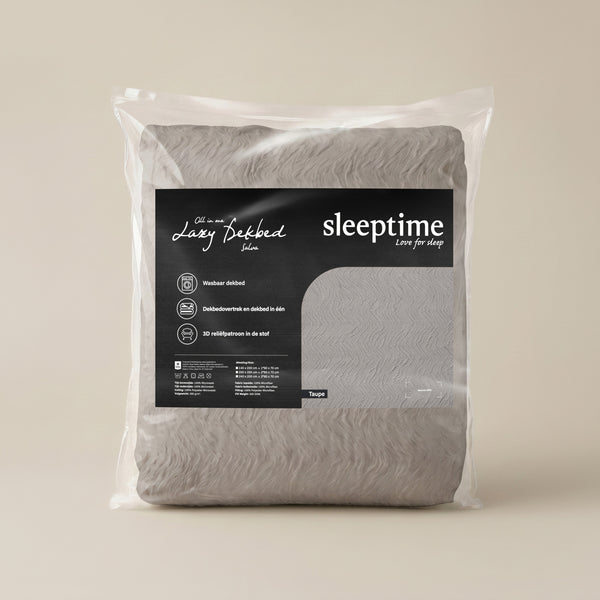VUODEVAATTEET - Lazy peitto Salva Taupe Tyynyliinoilla